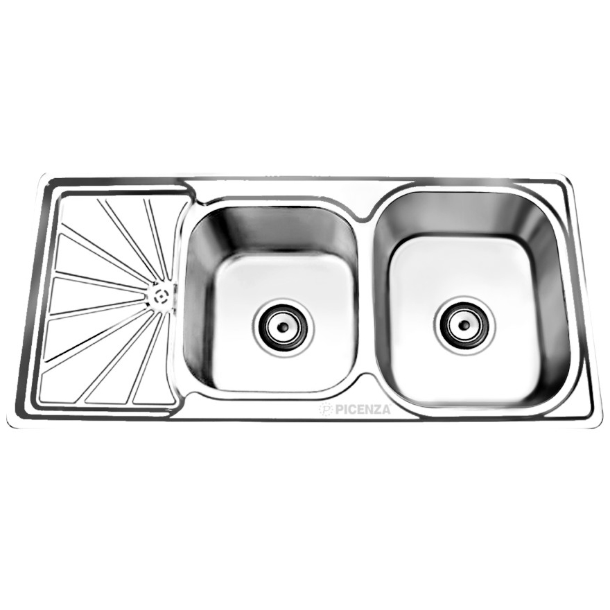Chậu rửa bát Inox Picenza TB4 (800x412x193mm) - Image 5