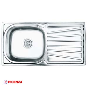 Chậu rửa bát Inox Picenza TB6 (700x396x180mm) - Image 3