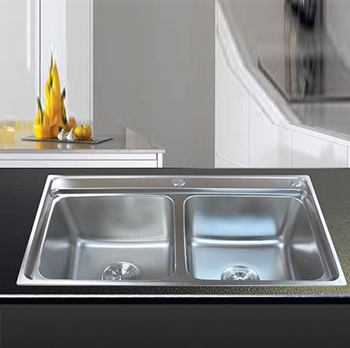Chậu rửa bát inox Sơn Hà S12H0B-8046 (80x46cm)