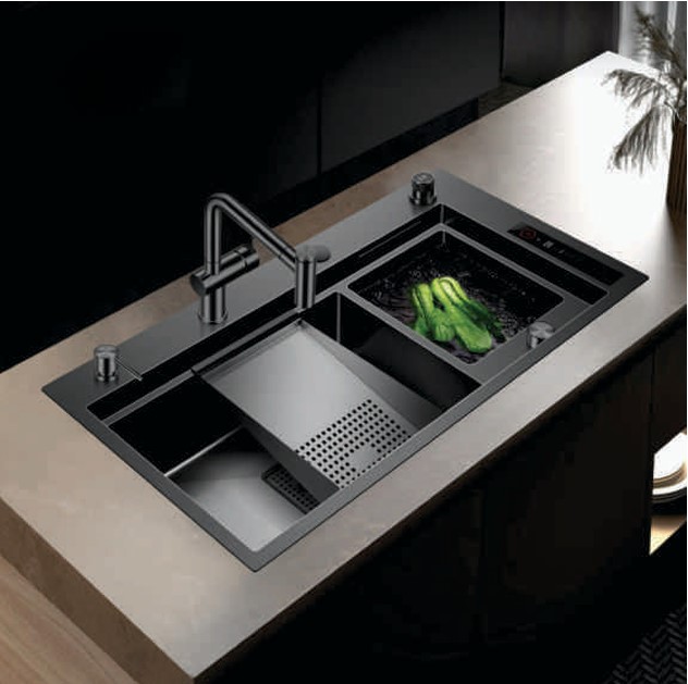 Chậu rửa bát Inox SUS304 Nano Geler GL-NN 9850 (980x500x220 mm)