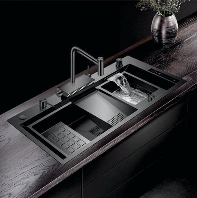 Chậu rửa bát Inox SUS304 Nano kèm máy rửa cốc Geler GL-NN 9047 (900x470x240 mm) - Image 5