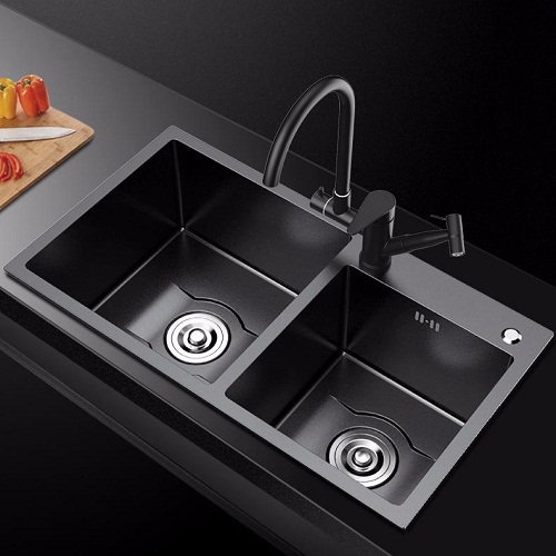 Chậu rửa bát kháng khuẩn nano Foxis FX-8045ND (80x45) - Image 4