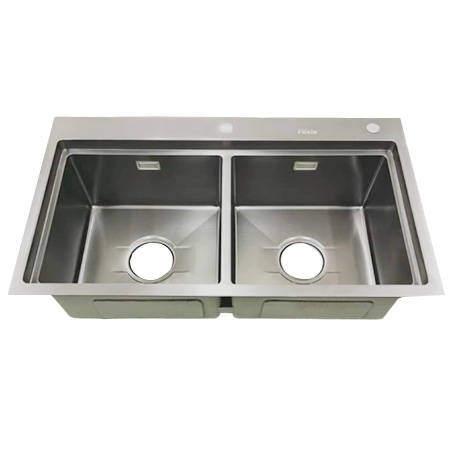 Chậu rửa bát kháng khuẩn nano Foxis FX-8147NB (81x47) - Image 3