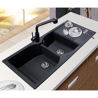 Chậu rửa bát kháng khuẩn nano Inox 304 Moonoah MN-8245N (82x45) - Image 3
