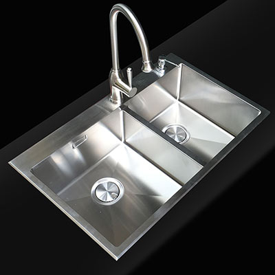 Chậu rửa bát kháng khuẩn nano Inox 304 Moonoah MN-8245N (82x45) - Image 5