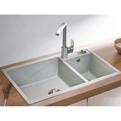 Chậu rửa bát kháng khuẩn nano Moonoah MN-8045N (80x45) - Image 4
