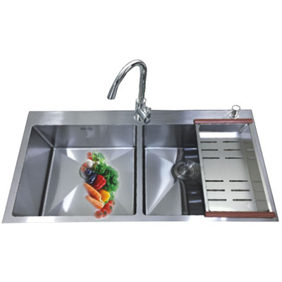 Chậu rửa bát Lucky AK8350 (830x500x240) - Image 6
