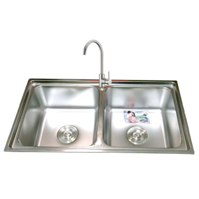 Chậu rửa bát Lucky S7843 (780x430x230) - Image 5