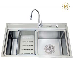 Chậu rửa bát Malloca MS 1024 (875x475x220) - Image 5