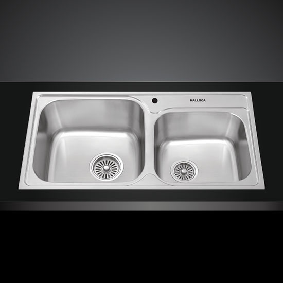 Chậu rửa bát Malloca MS 1028D (850x480x235) - Image 3