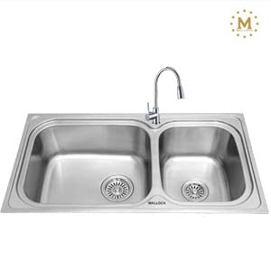 Chậu rửa bát Malloca MS 6305 (960x480x220) - Image 4