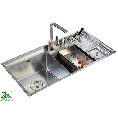 Chậu rửa bát Moonoah MN-8848 (88x48x23) - Image 3