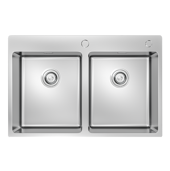 Chậu rửa bát phong cách Nhật bề mặt mịn Konox Tari 5744SM (575x440x220mm) - Image 4