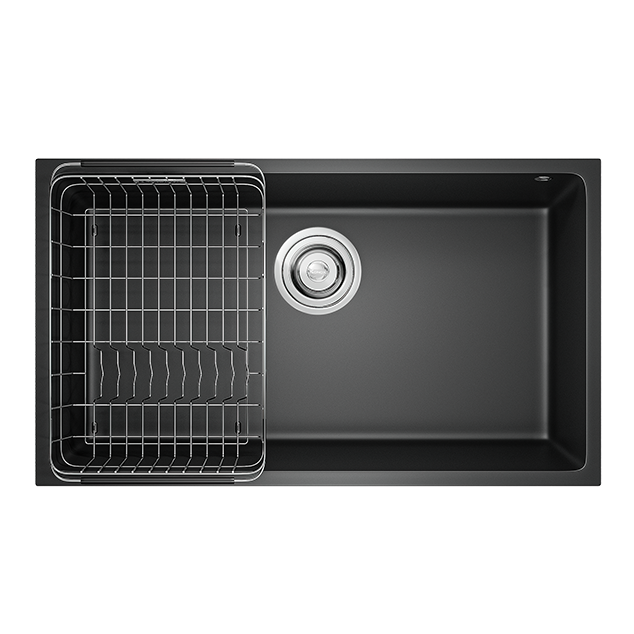 Chậu rửa bát phong cách Nhật bề mặt mịn Konox Tari 7648SM (760x480x230mm) - Image 3
