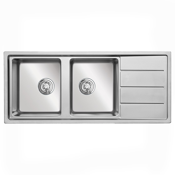 Chậu rửa bát phong cách Nhật bề mặt mịn Konox Tari 7648SM (760x480x230mm) - Image 5