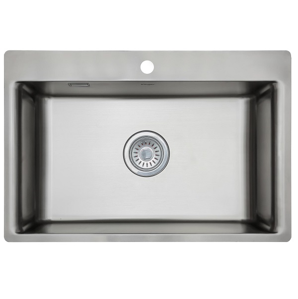 Chậu rửa bát Posco 304 Linen chống xước KLUGER KF8131FS-S80 (800x480x210mm) - Image 3