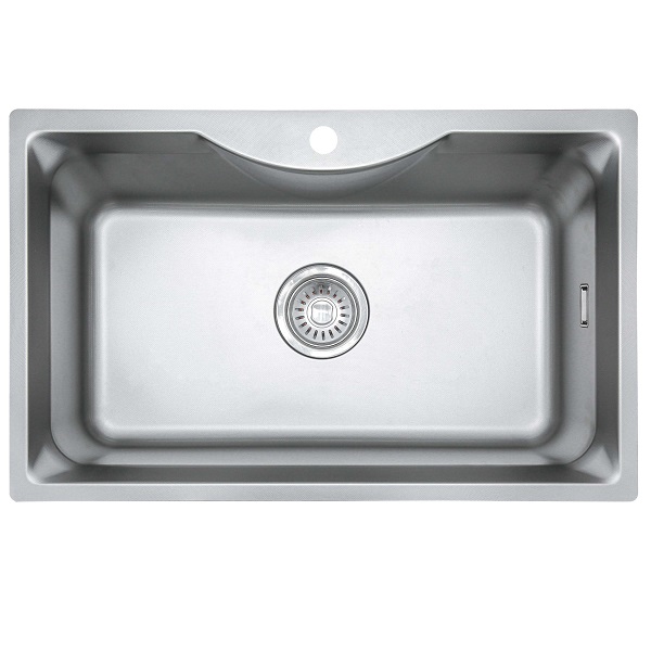 Chậu rửa bát Posco 304 Linen dập nổi KLUGER KF7848FS-S78 Basic (780x480x226mm) - Image 4