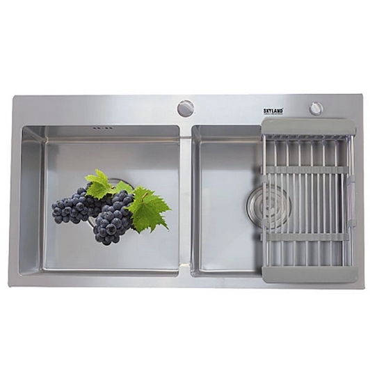 Chậu rửa bát Skyland EU-8045HS9 (800x450x230) - Image 5