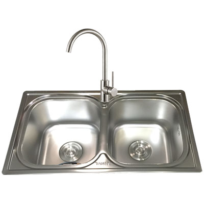 Chậu rửa bát Tân Mỹ TM-34 (780x420x220) - Image 3
