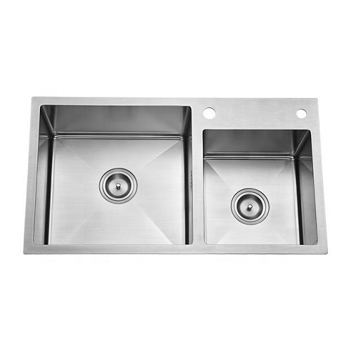 Chậu rửa bát thông minh 1 hố Inox SUS 304 màu đen vòi chảy thác Miken MKRB-8846B (88x46cm) - Image 5