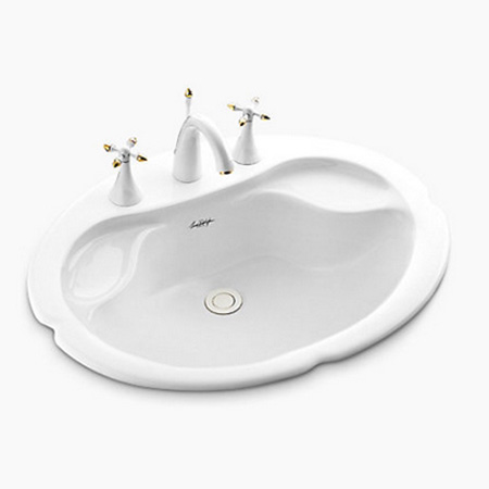 Chậu rửa lavabo âm bàn Kohler K-14008T-PD-0 (mạ vàng) - Image 6