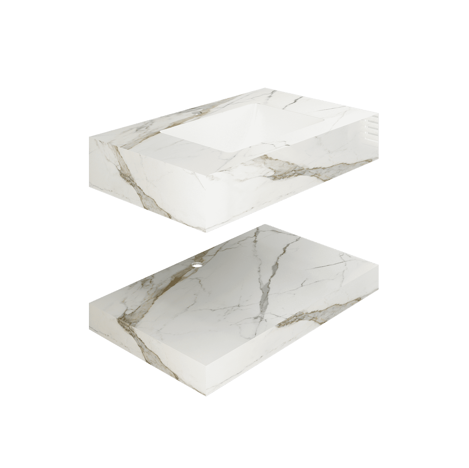 Chậu rửa lavabo âm bàn Viglacera US1 - Image 4