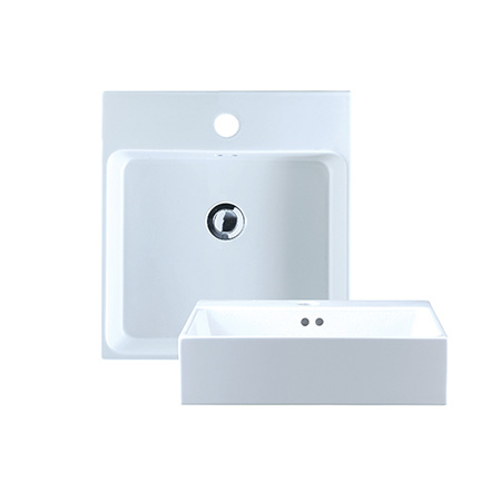 Chậu rửa lavabo Caesar LF5384 (500x800x100) - Image 6