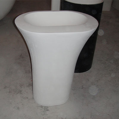 Chậu rửa lavabo chân đứng Bancoot CD01 - Image 4