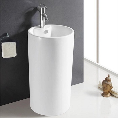 Chậu rửa lavabo chân đứng Bancoot CD17 - Image 3