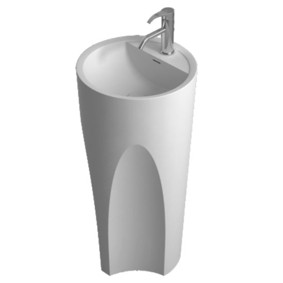 Chậu rửa lavabo chân đứng Bancoot CD17 - Image 4