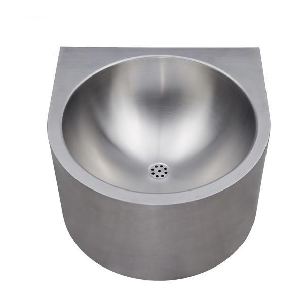 Chậu rửa lavabo chân đứng hình tròn màu vàng Inox 304 Miken MKC-8723G (Đặt hàng trước 7-15 ngày) - Image 4