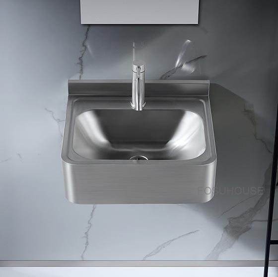 Chậu rửa lavabo chân đứng Inox 304 Miken CS-0112 (Đặt hàng trước 7-15 ngày) - Image 5
