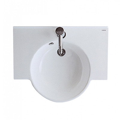 Chậu rửa lavabo chân lửng Caesar L2220-P2443 - Image 5
