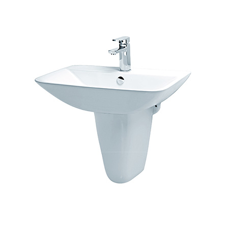 Chậu rửa lavabo chân lửng Caesar LF5263-PF2463 - Image 6