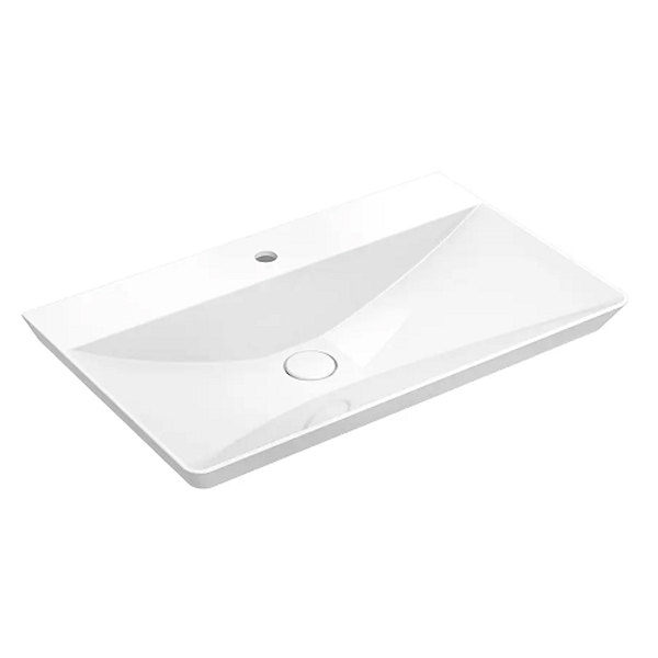 Chậu rửa lavabo chân lửng Viglacera VI51 (600x490x190 mm) - Image 5