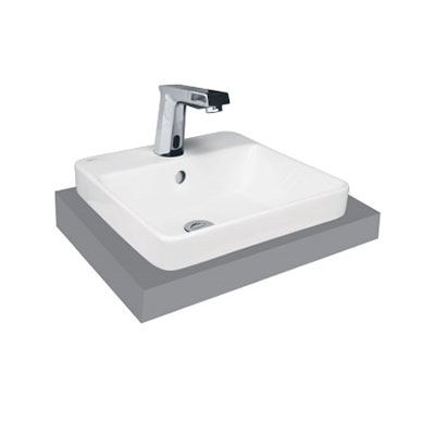 Chậu rửa lavabo chân treo tường Viglacera V37 - Image 4