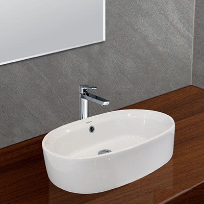 Chậu rửa lavabo chân treo tường Viglacera V37 - Image 5