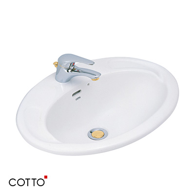 Chậu rửa lavabo COTTO C008 (dương vành)