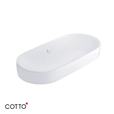 Chậu rửa lavabo COTTO C0107/C4201 (Chân lửng) - Image 4
