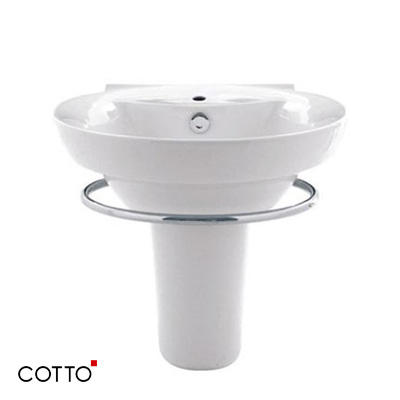 Chậu rửa lavabo COTTO C013 (treo tường) - Image 3