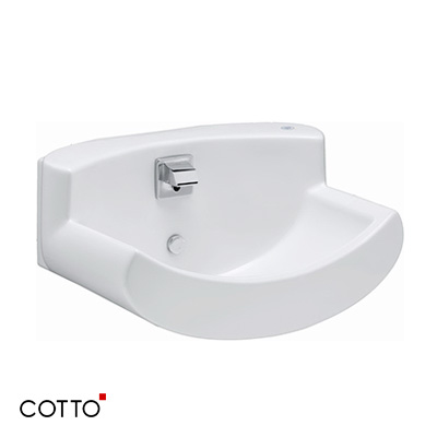 Chậu rửa lavabo COTTO C013 (treo tường) - Image 6