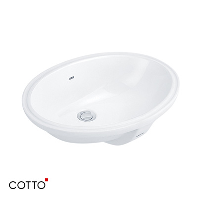 Chậu rửa lavabo COTTO C017 (âm bàn đá)