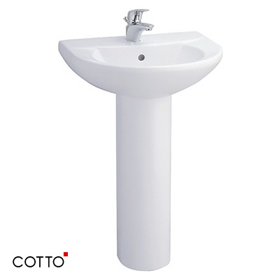 Chậu rửa lavabo COTTO C02237 (bán âm bàn) - Image 3