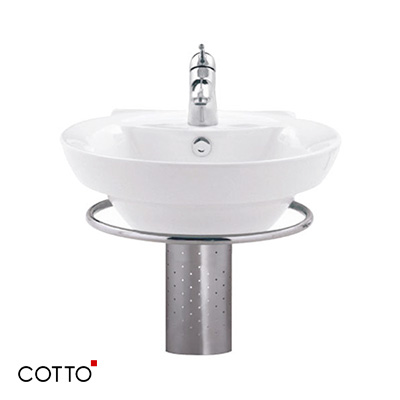 Chậu rửa lavabo COTTO C02427 (bán âm bàn) - Image 3