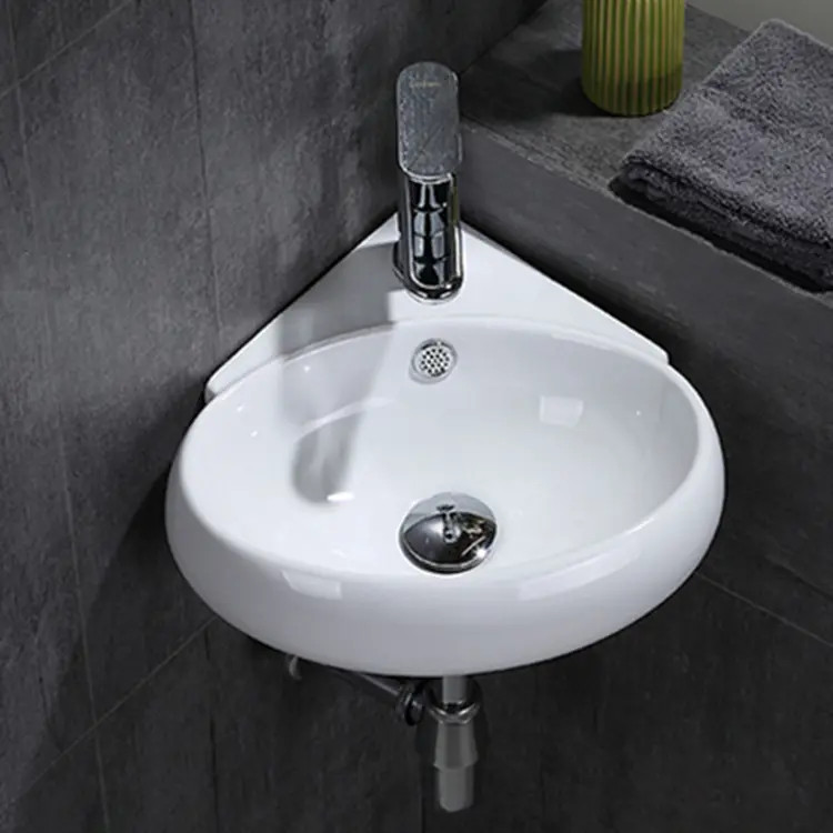 Chậu rửa lavabo đá nhân tạo Polystone-Solic Surface Miken MKC-V35M (1175x337x732mm) - Image 5