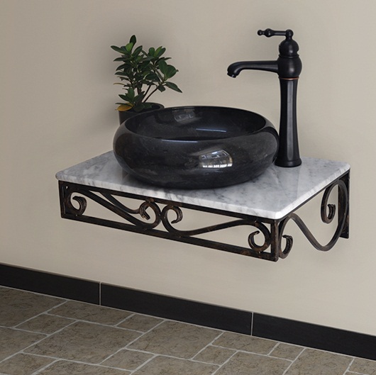 Chậu rửa lavabo đá nhựa trong suốt Acrylic Miken MKC-5838 GR - Image 5