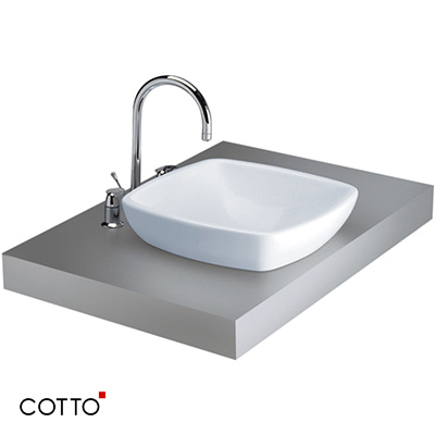 Chậu rửa lavabo đặt bàn COTTO C003807 WH - Image 5