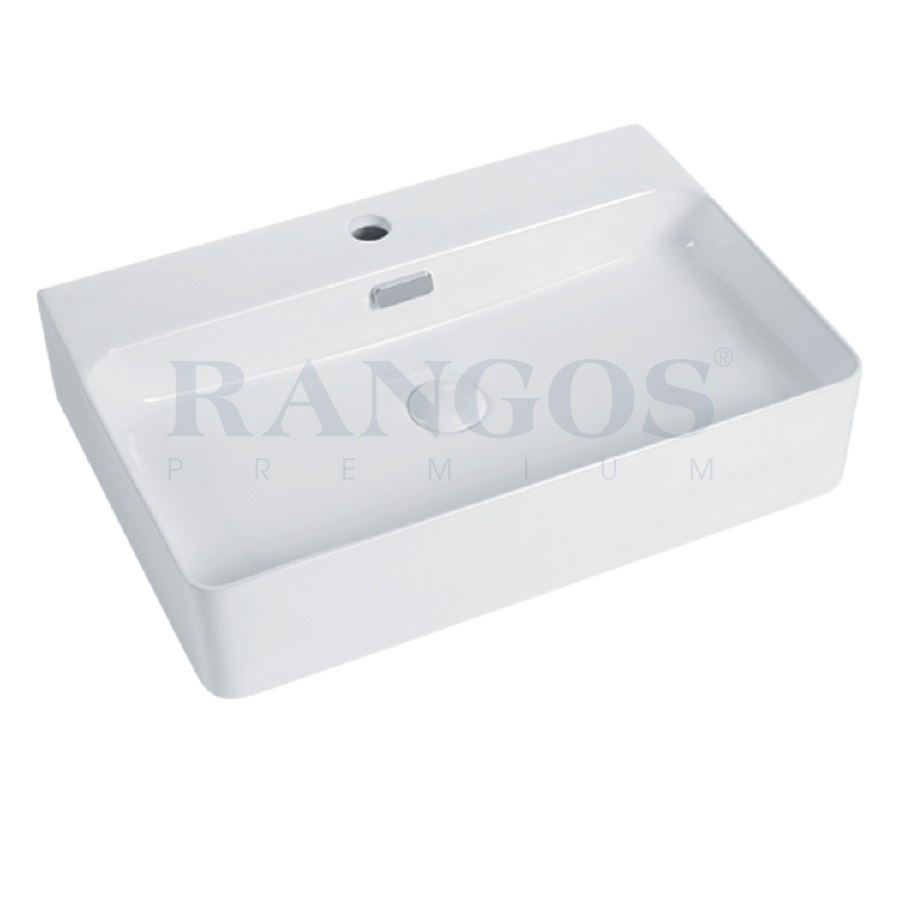 Chậu rửa lavabo đặt bàn đá Rangos RG-DE8007 (385x385x140mm) - Image 3