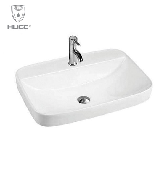 Chậu rửa lavabo đặt bàn Huge H-LD1400 (400x400x140mm) - Image 6