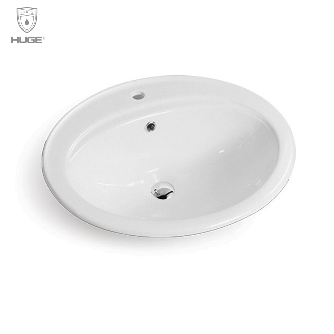 Chậu rửa lavabo đặt bàn Huge H-LD2600 (600x445x135mm) - Image 3
